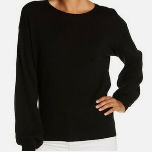 Joie Women's Long Sleeves Wool & Cashmere Blend Black Knit Sweater Size S